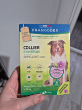 Francodex Colliers Insectifuges pour chiens de toute taille-60c250405cf79d6027d46f87a81529cc