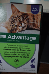 Advantage Pipettes anti-puces pour chat et lapin-85b7b978ff5b40d0e22a6dce5134238d