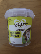 Rolls au Saumon pour chien DAILYS-a773b57887db6913452b9d9ba441aa43